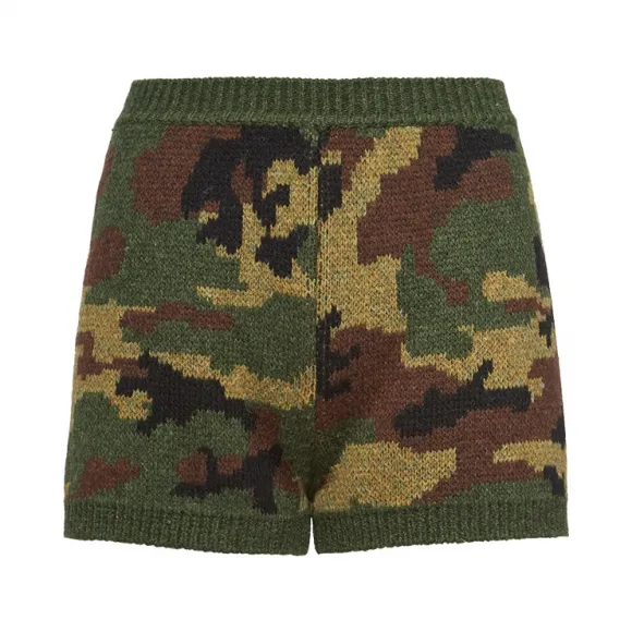 缪缪/Miu Miu 设得兰羊毛短裤 MMP141_K4H_F0334