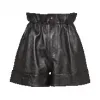 缪缪/Miu Miu 亮面软羊革短裤 MPP322-1SNT-F0002