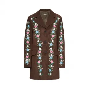 缪缪/Miu 小牛皮波点卡片夹 5MC002-2DAA-F0ZXT