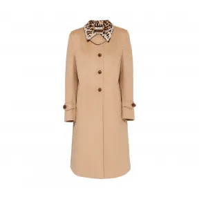 缪缪/Miu Miu 丝绒驼色大衣 MS1592_1TI1_F0040