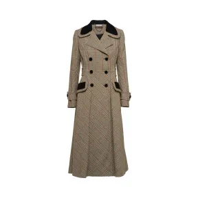 缪缪/Miu Miu 彩色格纹大衣 MS1606_1CJG_F0005