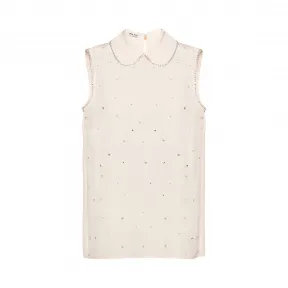 缪缪/Miu 亮面软羊革短裤 MPP322-1SNT-F0106