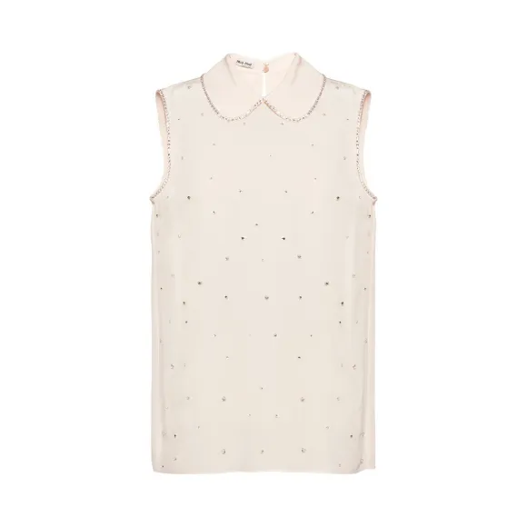 缪缪/Miu 亮面软羊革短裤 MPP322-1SNT-F0106