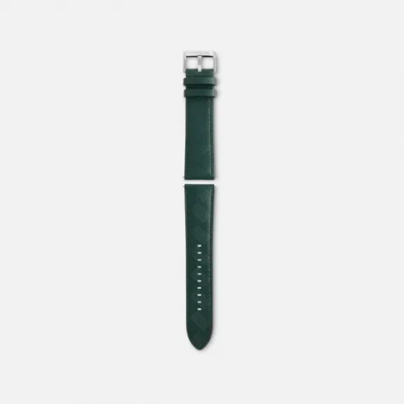 万宝龙/Montblanc 绿色 Montblanc Extreme 3.0 小牛皮表带，带针扣 - 豪华表带 MB129597