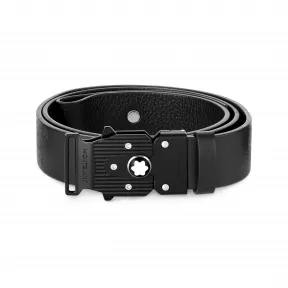 万宝龙/Montblanc MB131167-全新万宝龙M形带扣黑色腰带 35毫米