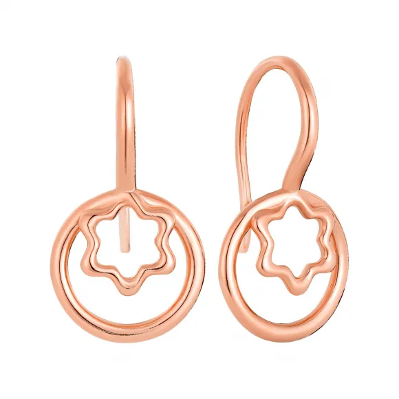 万宝龙/Montblanc Mignardise玫瑰金耳环 U0119321