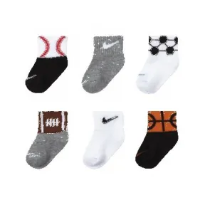 耐克/Nike 婴童运动短袜（6 双） DM4104063
