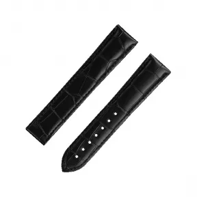 欧米茄/Omega Watch Straps 黑色鳄鱼皮表带连摺叠扣