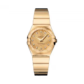 欧米茄/Omega 星座系列 黃金表链 石英机芯 123.50.27.60.58.002