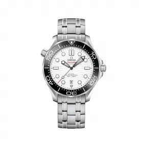 欧米茄/Omega Seamaster 300米潜水表 同轴•至臻天文台表42毫米 - 白钢 男表210.30.42.20.04.001