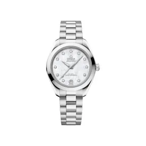 欧米茄/Omega 海马系列 AQUA TERRA 150米腕表 30MM 精钢表壳 搭配 精钢表链 - 220.10.30.20.55.001