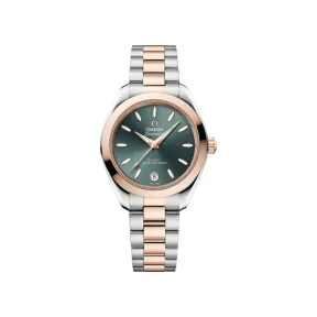 欧米茄/Omega 海马系列 AQUA TERRA 150米腕表 30MM 精钢-Sedna 18K金表壳 搭配 精钢-Sedna 18K金表链 - 220.20.30.20.10.002