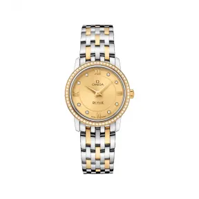 欧米茄/Omega 碟飞系列 精钢 黄金表链 石英机芯 424.25.27.60.58.001