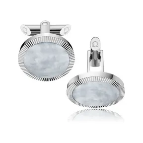 欧米茄/Omega 精钢和灰色珍珠母贝: 袖扣 CA01ST0700305