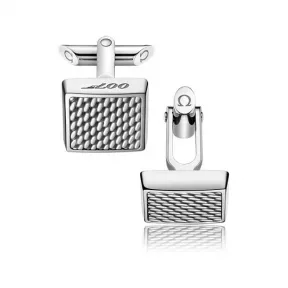 欧米茄/Omega 精钢材质搭配网状扣面 : 袖扣 CA02ST0001805