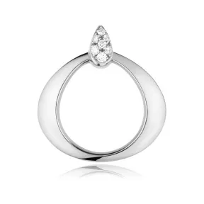 欧米茄/Omega 白色18K金，镶嵌钻石: OMEGA DEWDROP系列 吊坠 - P90BCA0200305