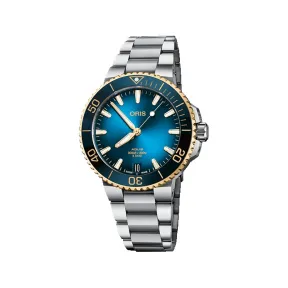 豪利时/Oris 豪利时Aquis 400自主机芯 日历腕表 41.50 MM 不锈钢 自动上链 男表 01-400-7769-6355-07-8-22-09PEB