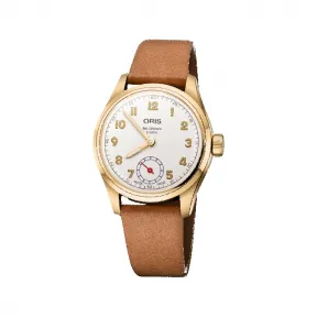 豪利时/Oris Big Crown Pointer Date 80周年特别版 38.00 MM 18K黄金 自动机械机芯 男表 01-401-7782-6081-Set