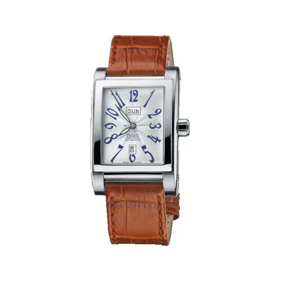 豪利时/Oris Oris Rectangular Rectangular日历星期表 01 585 7525 4061-07 5 20 42FC