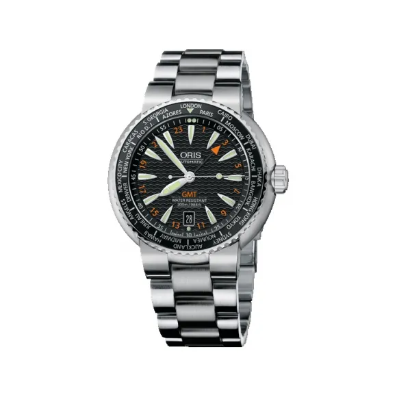 豪利时/Oris Oris Divers Divers GMT 潜水表 01 668 7608 8454-07 8 24 01PEB