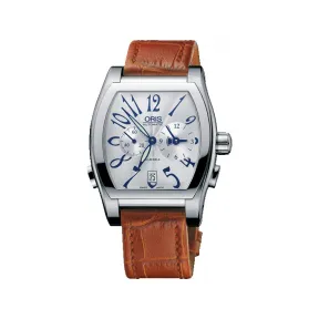 豪利时/Oris Oris Tonneau Oris酒桶形世界时表 01 690 7540 4061-07 5 20 42FC