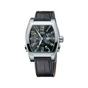 豪利时/Oris Oris Tonneau Oris酒桶形世界时表 01 690 7540 4064-07 5 20 44FC