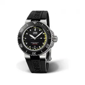 豪利时/Oris Aquis 系列 46.00 MM 多片式不锈钢 分钟刻度陶瓷顶圈 自动机械机芯 男表 01-733-7675-4154-set