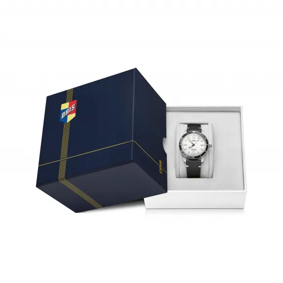 豪利时/Oris  40.00 MM 多片式不锈钢表壳，分钟刻度显示上圈 自动上链 男表 01-733-7707-4051-OSC-CHI-Set