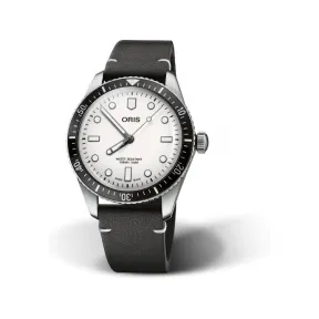 豪利时/Oris Divers 系列 40.00 MM 多片式不锈钢表壳 分钟刻度显示上圈 自动机械机芯 男表 01-733-7707-4051-osc-mil-set