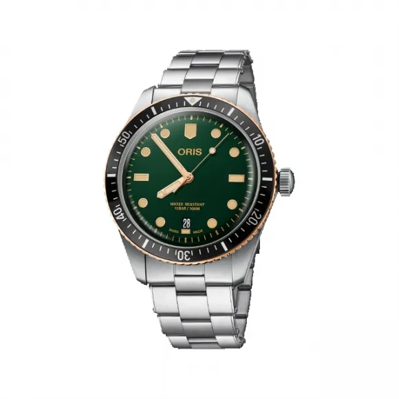 豪利时/Oris Oris Divers Divers 65年复刻版潜水腕表 01 733 7707 4357-07 8 20 18