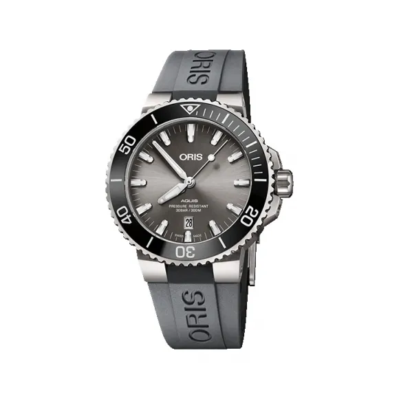 豪利时/Oris Oris Aquis Aquis 钛合金日历腕表 01 733 7730 7153-07 4 24 63TEB