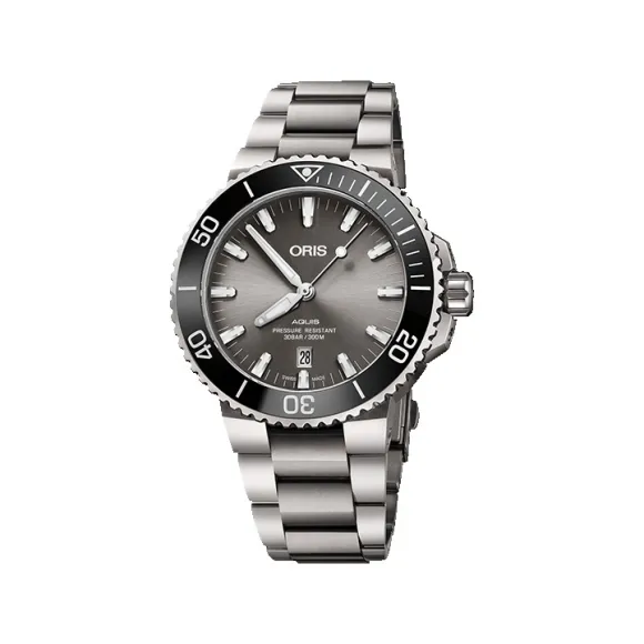 豪利时/Oris Oris Aquis Aquis 钛合金日历腕表 01 733 7730 7153-07 8 24 15PEB