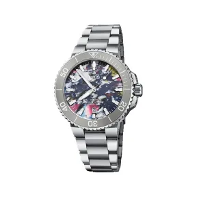 豪利时/Oris Aquis 日历腕表 41.50 MM 不锈钢 自动上链 男表 01-733-7766-4150-Set