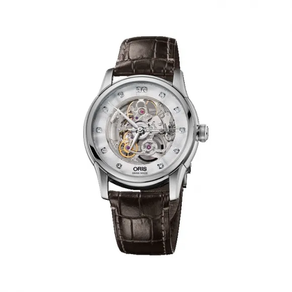 豪利时/Oris Oris Artelier Artelier 镂空钻石腕表 01 734 7670 4019-07 1 21 73FC
