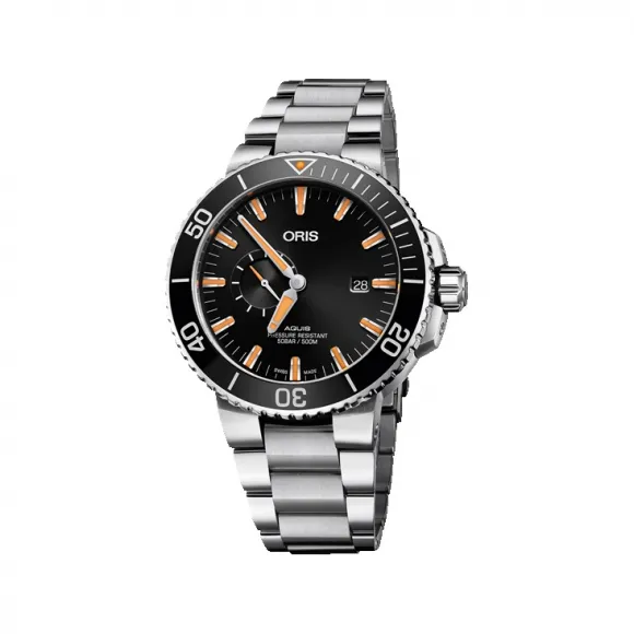豪利时/Oris Oris Aquis Aquis 小秒针日历腕表 01 743 7733 4159-07 8 24 05PEB
