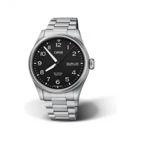 豪利时/Oris ProPilot 系列 44.00 MM 多片式不锈钢表壳 自动机械机芯 男表 01-752-7760-4164-07-5-22-08