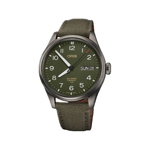 豪利时/Oris 豪利时飞行员 TLP限量版腕表 44.00 MM 不锈钢/ 镀灰色 自动上链 男表 01-752-7760-4287-Set