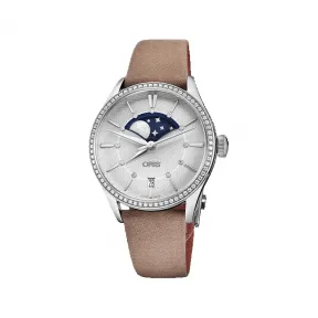 豪利时/Oris Oris Artelier Artelier 大月相 日历钻石腕表 01 763 7723 4951-07 5 18 33FC