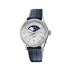 豪利时/Oris Oris Artelier Artelier 大月相 日历钻石腕表 01 763 7723 4951-07 5 18 66FC