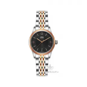 豪利时/Oris 经典系列 28.5MM PVD镀金 自动机械机芯 女表 56176504334M
