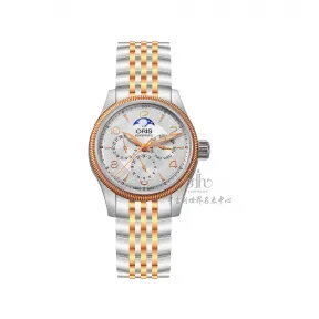 豪利时/Oris 飞行系列 40MM PVD镀金 自动机械机芯 男表 58276784361M