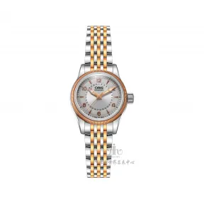 豪利时/Oris 飞行系列 29MM PVD镀金 自动机械机芯 女表 59476804361m