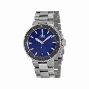 豪利时/Oris AQUIS 36MM 精钢 自动机芯 男表 733-7652-4135MB