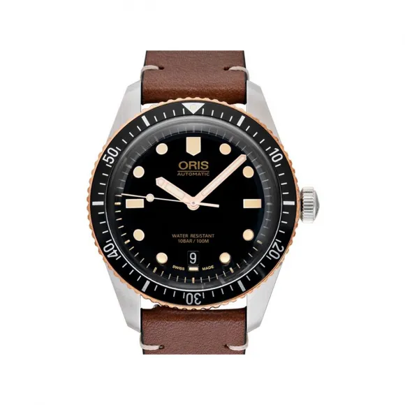 豪利时/Oris 潜水系列 DIVERS 40MM 精钢 自动机芯 男表 733-7707-4354-07-5-20-45