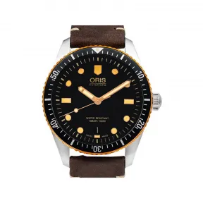豪利时/Oris 潜水系列 DIVERS 40MM 精钢 自动机芯 男表 733-7707-4354-07-5-20-55