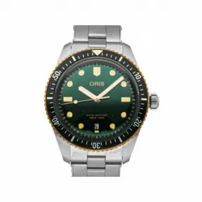 豪利时/Oris 潜水系列 DIVERS 40MM 精钢 自动机芯 男表 733-7707-4357-07-8-20-18
