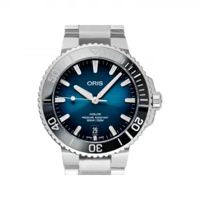豪利时/Oris AQUIS 39.5MM 精钢 自动机芯 男表 733-7732-4155-07-8-21-05PEB
