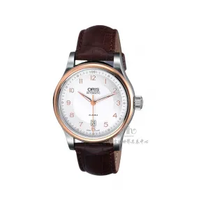 豪利时/Oris 经典系列 42MM PVD镀金 自动机械机芯 男表 73375944361S