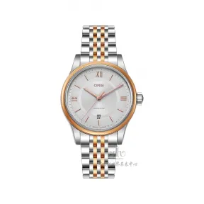 豪利时/Oris 经典系列 42MM PVD镀金 自动机械机芯 男表 73377194371M