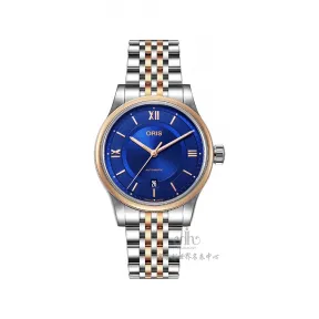 豪利时/Oris 文化系列 42MM PVD镀金 自动机械机芯 男表 73377194375M